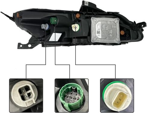 LH LED DRIVER SIDE LED LED PUMPER LIDE LIGHT LIGHT RUNTY RUNTERN ANDREMBLY متوافق مع 2014 2015 2015 2017 2017 in Kuwait