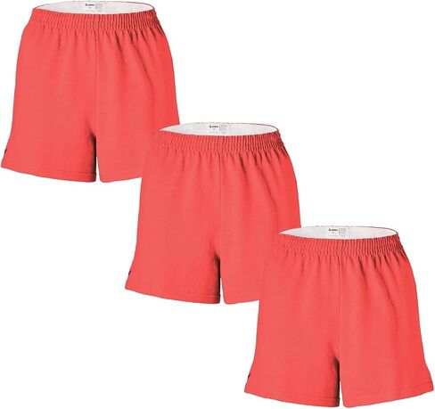 Soffe Girl's Junior Authentic Cheer Short - Comfortable Cotton Blend, for Gym, Dance, Elastic Waistband in Saudi Arabia