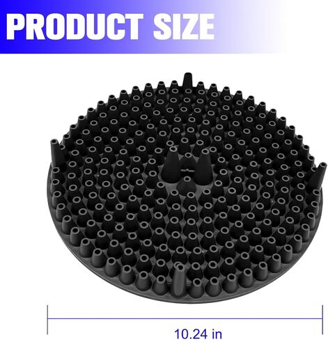 2PCS Car Wash Bucket Grit Trap Insert, 10.2" Vehicle Detailing Washing Filters for Dirt & Debris Trapping, Auto Collecting Sediment Cleaning Tool, Universal for SUV Sedan Truck (Black) in Kuwait