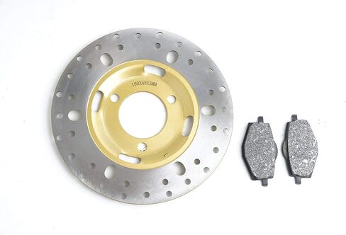 فرامل قرص الفرامل ووسادات الفرامل ل yamaha vino 125 YJ125 2004-2009 ، الدوار: OD: 180 ملم in Kuwait