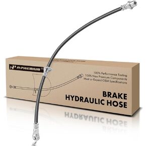 A-Premium Rear Driver Brake Hydraulic Hose Compatible with Select Toyota and Lexus Models - Highlander 2004-2007, RX330 2004-2006, RX400h 2006-2007, FWD Only - Replace# 9094702C62