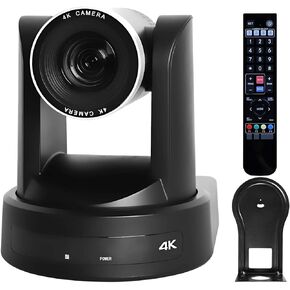 4K PTZ Camera,10X PTZ Camera,4KP30 IP Streaming Output with HDMI,3G-SDI,USB 3.0 for Video Conference, Church and Schools.(SDI+HDMI+USB3.0+IP, 10X)