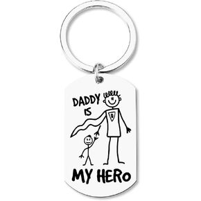 Father Dad Gifts for Christmas Birthday Gifts for Dad Father's Day Gift Ideas Daddy Keychain Gift Accessories Mens