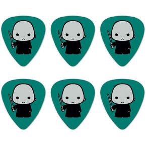 Harry Potter Voldemort Cute Chibi Character Novelty Guitar Picks Medium Gauge - Set of 6