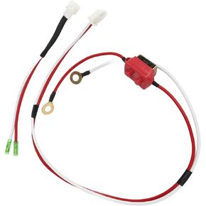 2 Pcs Battery Wiring Harness, 4749A5531 RV Power Adapter Camper Battery Harness with 15 Amp Resettable Trailer Side Connection for Popup Camper
