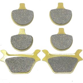 Front Rear Brake Pads Brakes for Harley Davidson Dyna FXD FXDL FXDWG FXR FXRS FXRT FXRD FXLR Sportster 1987-1999 MC0166