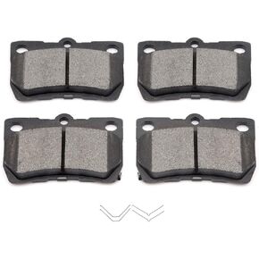 SCITOO Ceramic Brake Pads, 4pcs Front Brake Pads Brakes Kits fit for 2006 for Lexus GS300,2009-2015 for Lexus IS250,2002-2006 for Toyota Camry