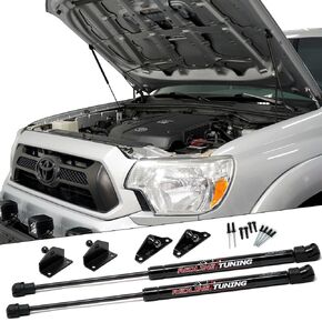 Redline Tuning 21-27010-02 Hood QuickLIFT Plus System Compatible with Toyota Tacoma 2005-2015 (All Black Components)
