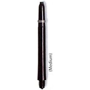 US Darts - Black Nylon Plus (Tite Grip) Dart Shafts with Stem Rings- 3 Sets (9 shafts), 2BA Medium Length