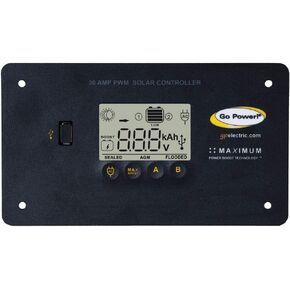 Go Power Go Power! By Valterra GP-PWM-30-UL Solar Controller - 30A, Digital , Black