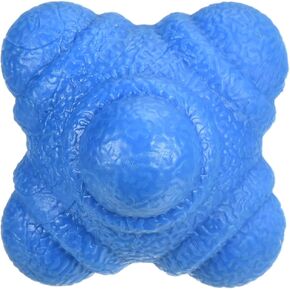 Reaction Ball - TPR Low Difficulty Flexibility Training Ball Apply to Sports Exercise Daily Use (43 x 43 x 53mm, Blue)