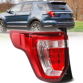 Tail Light Assembly Compatible with Ford Explorer 2016 2017 2018 2019 Police Interceptor Utility Taillights Brake Lights Left Driver Side LH FB5Z13405A FO2800251