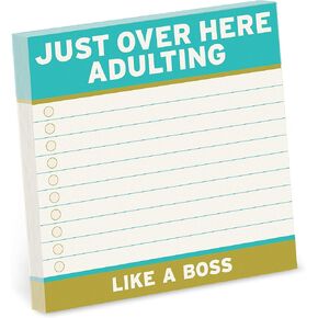 Knock Knock Getting Shit Done Large Sticky Notes (4 x 4-inches) (Pack of 1)