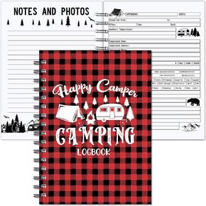Camping Journal Camping Logbook Camping Log Book Travel Notebook Caravan Motor Home RV Trip Planner Summer Camping Memory Keepsake Book Glamping Diary for Recording Your Adventures, Gifts