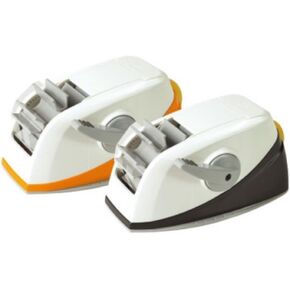 3M Desktop Dual_2 Acrylic Sticky Tape Dispenser Core, Self_Auto Cutter Tape Holder (Orange)