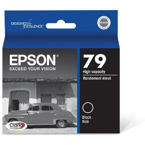 EPSON 79 Claria Hi-Definition Ink Standard Capacity Black Cartridge (T079120) Works with Artisan 1430, Stylus Photo 1400