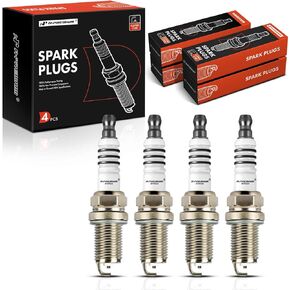 A-Premium Nickel Spark Plugs Compatible with Chevrolet Spark 2013-2015 & Fiat 500 2014-2017, 1.2L 1.4L, Pack of 4