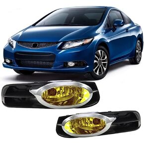 Winjet OEM Series for [2012-2013 Honda Civic Coupe] Driving Fog Lights + Switch + Wiring Kit