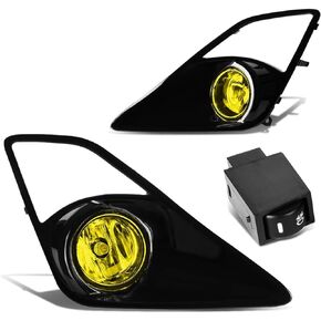 DNA MOTORING FL-ZTL-191-AM Fog Light Driver & Passenger Side Enhance visibility [Compatible with 13-16 Scion FRS]