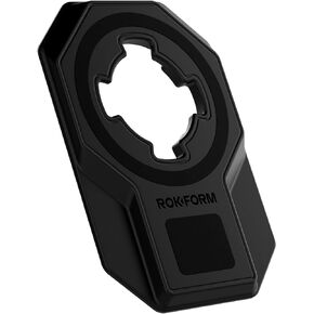 Rokform – Universal Adapter, Twist Lock and Mag Safe Compatible, Magnetic Phone Mount, Adapter Mounts to Almost Any Smartphone, Phone Case, Tablet, or Flat Surface with 3M VHB Adhesive (Black)