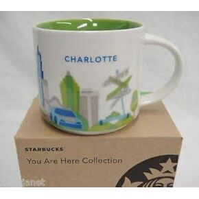 Starbucks Charlotte You Are Here Collection Series Ceramic Coffee Mug