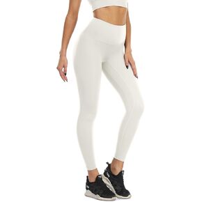 icyzone Legging for Women, No Front Seam, Buttery Soft, 7/8 High Waisted Squat Proof Yoga Pants for Workout
