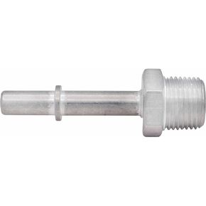 ICT Billet 5/16 Fuel Rail Male Quick Connect to 3/8" NPT Adapter Fitting Hose Thread Fuel Oil Gas Coolant Connector Pipe End Braided Plumbing Port Fluid Aluminum AN817-01-06NP
