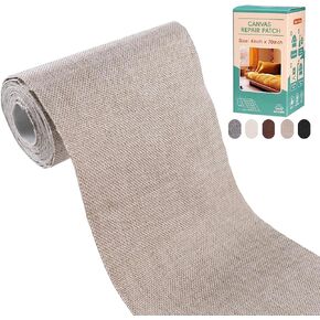 Canvas Repair Tape,Fabric Repair Patch,4×70 Inches,Outdoor Gear Patch, Waterproof,Self-Adhesive for Repairing Boat Covers,Tents,Sofas,Patio Umbrellas,Lounge Chairs,Awnings