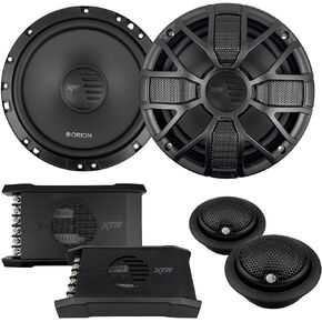 Orion XTR Series XTR65.SC 2-Way Coaxial Car Audio Component System - 6.5" Speakers, Full Range, Enhanced Bass, 450W, 4 Ohms, Easy Installation, 1" Silk Dome Tweeter, External Passive Crossover -Pair