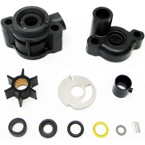 70941A3 Water Pump Impeller Repair Kit Replacement for Mercury and Mariner Outboard 4 4.5 6 7.5 9.8 HP Boat Motor Engine Parts 1975-1986 Used Driveshaft Diameter .456 Inch 46-70941A3