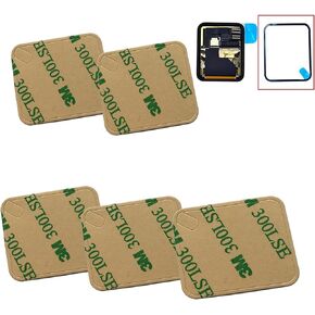 5pcs Lot Compatible Pre-Cut Front LCD Sticker Replacement for Apple Watch Series 1&2 Waterproof Adhesive Tape Glue (42mm 5 Pieces)
