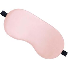 قناع النوم الحريري قناع العين من نسيج الحرير للعيون المنتفخة والهالات السوداء والصداع النصفي وتخفيف الألم وحزام قابل للتعديل من القماش الناعم وغطاء من القماش الناعم القابل لإعادة الاستخدام in Kuwait