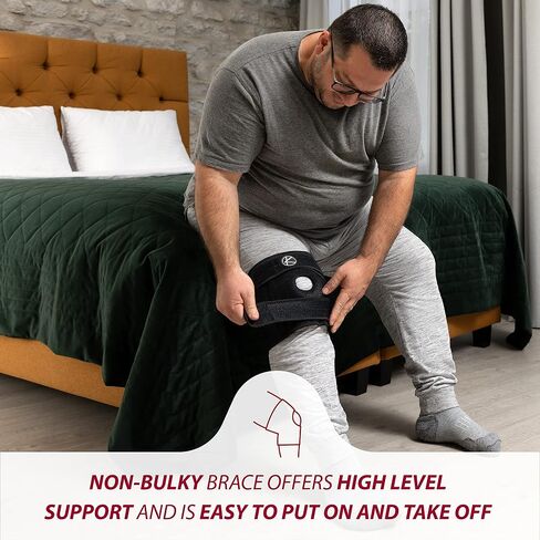 KARM Plus Size Knee Brace for Knee Pain Plus Size Women and Men - Adjustable Knee Brace with Side Stabilizers.Knee Brace for Meniscus Tear, Arthritis,Support.Copper Knee Brace Plus Size (4XL/5XL/6XL) in Saudi Arabia