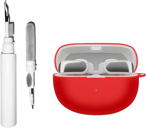 [3 في 1] حافظة سيليكون TSVSXS متوافقة مع سماعات الأذن Bose Ultra Open، غطاء واقي ناعم لسماعات الأذن اللاسلكية Bose Open Ear مع سلسلة مفاتيح مجموعة التنظيف in Kuwait