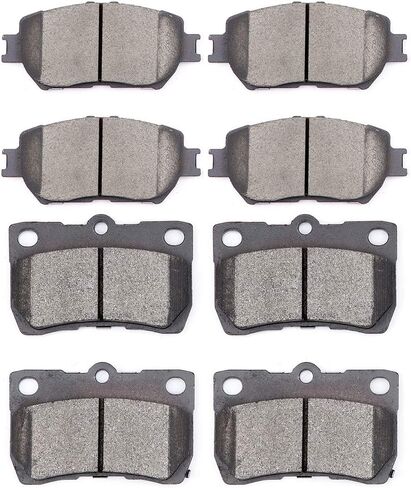 SCITOO Ceramic Brake Pads, 4pcs Front Brake Pads Brakes Kits fit for 2006 for Lexus GS300,2009-2015 for Lexus IS250,2002-2006 for Toyota Camry in Saudi Arabia