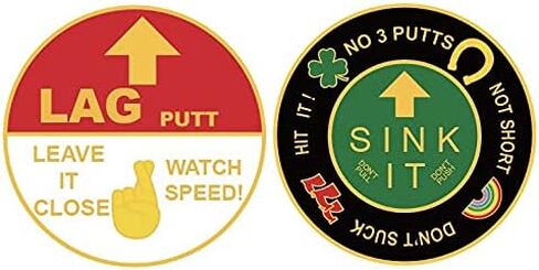 Sink-It علامة كرة الجولف لوضع أداة محاذاة العملة المعدنية والتحفيز والفكاهة للاعبي الغولف الشباب أو البالغين in Kuwait