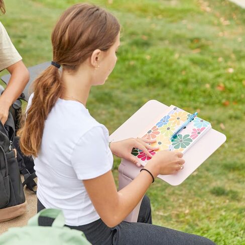 ECR4Kids مكتب لاب توب محمول قابل للطي، مقاعد مرنة، وردي in Saudi Arabia