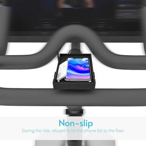 حامل هاتف متوافق مع Peloton Bike & Bike Plus، حامل هاتف محمول متوافق مع دراجة OG، صينية تثبيت هاتف مضادة للانزلاق للدراجة +، ملحقات لدراجة OG، حامل لجهاز Ipad in Kuwait