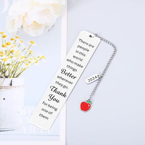 Teacher Appreciation Gifts Bookmark for Women Men Teacher Thank You Retirement Birthday Christmas Graduation Christmas Valentine Gifts Preschool Daycare Special Education Tutor Professor Thanksgiving in Saudi Arabia