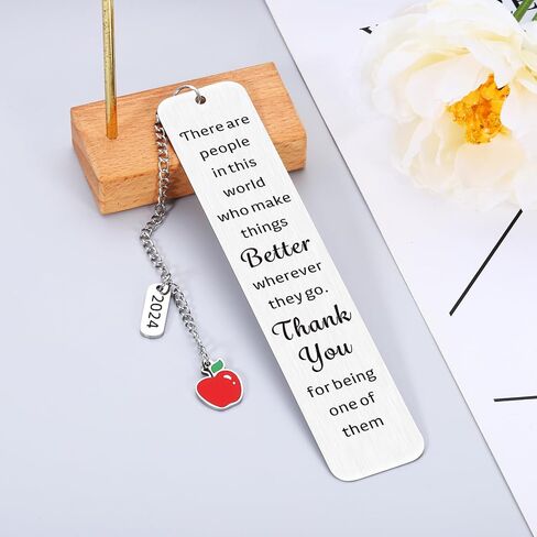Teacher Appreciation Gifts Bookmark for Women Men Teacher Thank You Retirement Birthday Christmas Graduation Christmas Valentine Gifts Preschool Daycare Special Education Tutor Professor Thanksgiving in Saudi Arabia