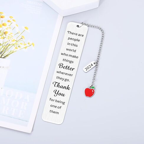Teacher Appreciation Gifts Bookmark for Women Men Teacher Thank You Retirement Birthday Christmas Graduation Christmas Valentine Gifts Preschool Daycare Special Education Tutor Professor Thanksgiving in Saudi Arabia