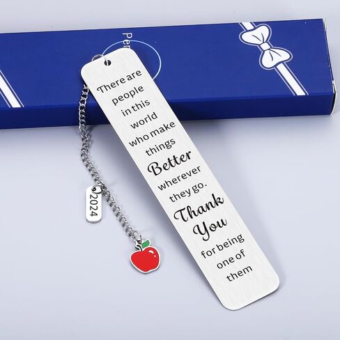 Teacher Appreciation Gifts Bookmark for Women Men Teacher Thank You Retirement Birthday Christmas Graduation Christmas Valentine Gifts Preschool Daycare Special Education Tutor Professor Thanksgiving in Saudi Arabia