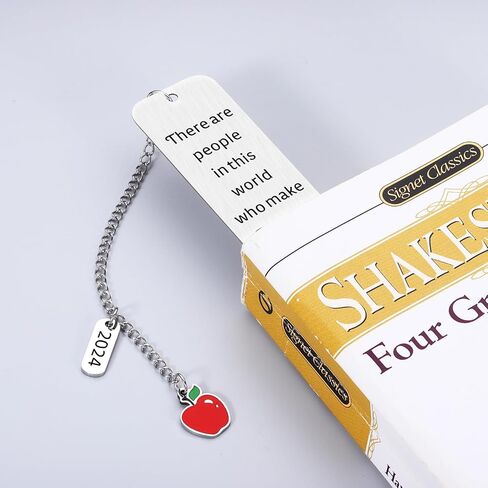 Teacher Appreciation Gifts Bookmark for Women Men Teacher Thank You Retirement Birthday Christmas Graduation Christmas Valentine Gifts Preschool Daycare Special Education Tutor Professor Thanksgiving in Saudi Arabia