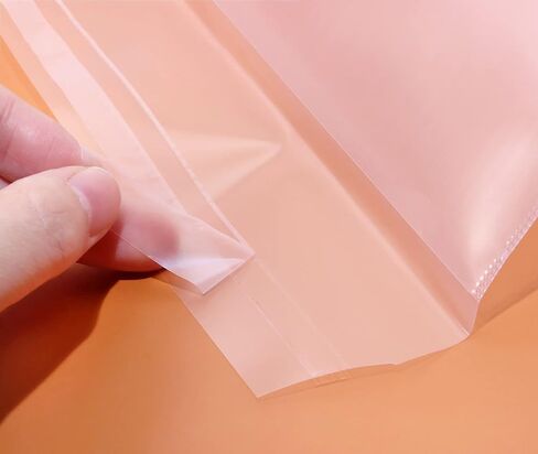 6pcs Clear Exercise Book Covers for School Books Waterproof Plastic Sleeves Multiple Colors Book Case (10.4x7.4，16K) in Kuwait