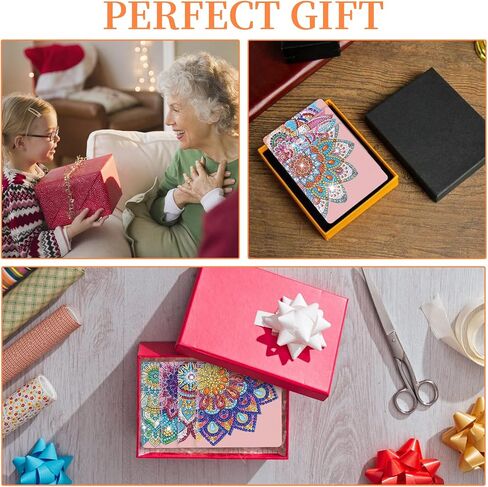 EEEKit Diamonds Painting Bookmark, Corner Bookmark Diamond Art Kits for Adults, DIY Flower Lotus Leather Page Book Mark, Back to School Supplies Gifts in Saudi Arabia