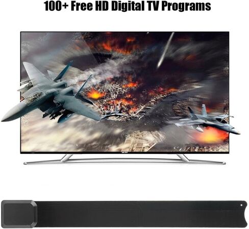 Antenna,Indoor HD Antenna Pickup Stick,TV Digital Key HD Signal Receiver Antenna,480P-1080P Channels,100 Free Programs,Plug and Play in Saudi Arabia