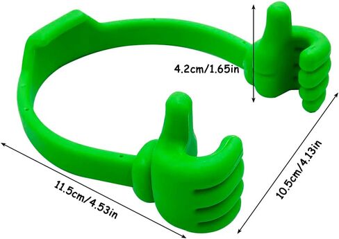 YuCool 2PCS OK تقف الهاتف الخليوي، حامل الهاتف المحمول سيليكون مرن قابل للتعديل، حامل الهاتف الذكي حامل حامل حامل عرض الكمبيوتر اللوحي - أخضر in Kuwait