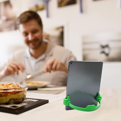 YuCool 2PCS OK تقف الهاتف الخليوي، حامل الهاتف المحمول سيليكون مرن قابل للتعديل، حامل الهاتف الذكي حامل حامل حامل عرض الكمبيوتر اللوحي - أخضر in Kuwait