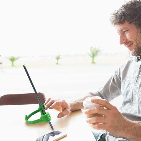 YuCool 2PCS OK تقف الهاتف الخليوي، حامل الهاتف المحمول سيليكون مرن قابل للتعديل، حامل الهاتف الذكي حامل حامل حامل عرض الكمبيوتر اللوحي - أخضر in Kuwait