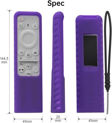 for Samsung Silicone Remote Cover Compatible with Samsung 2023,2024 TM2360E BN59 01432A TM2361E BN59 01455A Samsung Smart TV Remote Case Shockproof Dustproof Anit Lost with Lanyard in Saudi Arabia